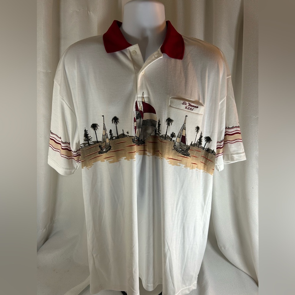 Paradise collection up polo short sleeve shirt from St. Thomas men’s